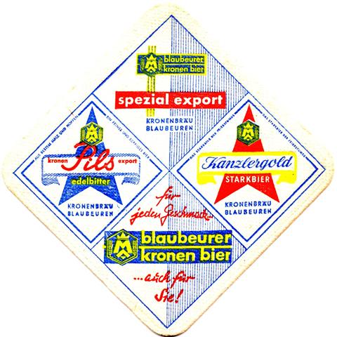 blaubeuren ul-bw blaubeurer raute 2b (185-3 biermarken)